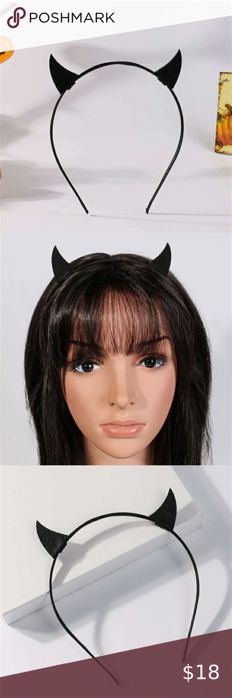 black devil horns headband|diy devil horns headband.